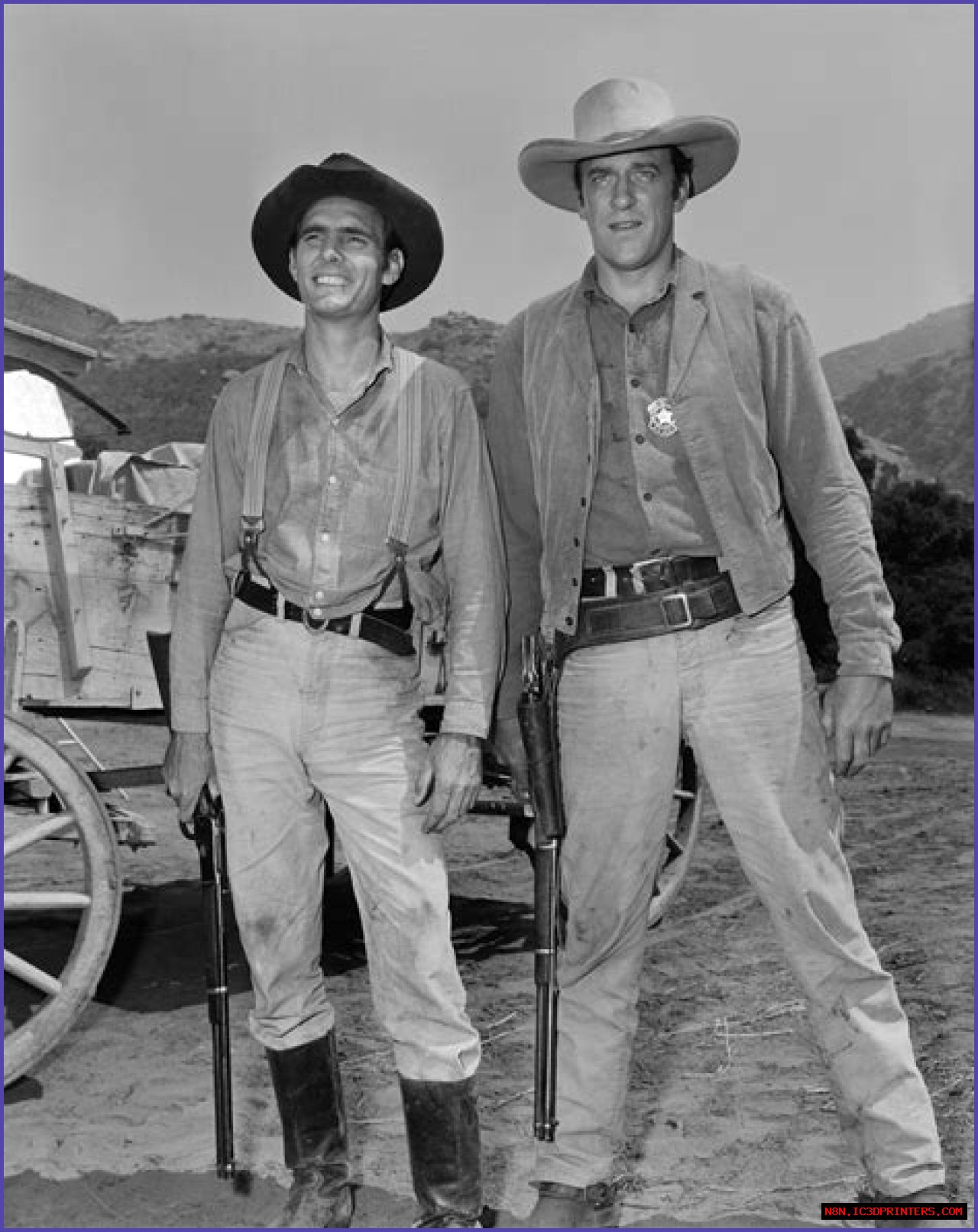Did James Arness and Dennis Weaver get along?